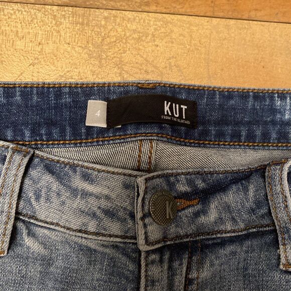Kut From The Kloth Jeans Women’s Size 4 Katherine Distressed Skinny - Picture 2 of 16